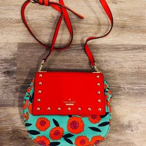 Kate Spade Cameron studded and Floral Crossbody